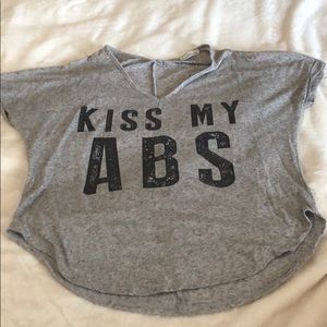 “Kiss My Abs” Graphic Tee